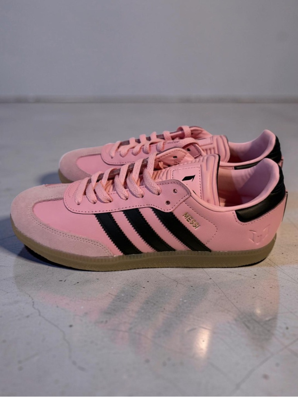 adidas Pink Sneakers with Black Three-Stripes - Picture 3 of 6
